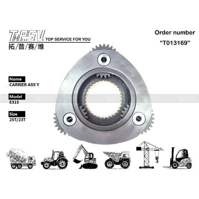 فولاد سنگین وظیفه E315 Excavator سفر 1 مرحله حمل کننده Assy به ماشین آلات تعمیر کارگاه