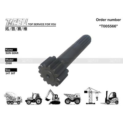 0922107 ZX60 بیل مکانیکی سفر 1 مرحله چرخ دنده خورشیدی گیربکس برای تعمیرگاه های ماشین آلات