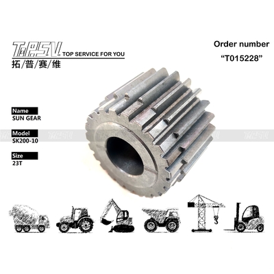 SK200-10 Excavator Swing 2 مرحله موتور گیر خورشید و کاهش دهنده سیاره ای