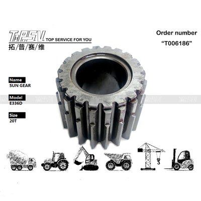 296-6190 سازگاری سازگاری با انواع E336D Excavator سفر 3 مرحله ای خورشید Gear Gear Box