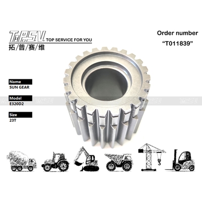 367-8368 رنگ مشکی E320D2 بیل مکانیکی چرخشی 2 مرحله ای چرخ خورشیدی برای کاهنده سیاره ای در تعمیرگاه های ماشین آلات