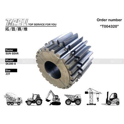YN32W01054P1 دقت بالا SK210-8 Excavator Swing 2 مرحله Gear در ماشین آلات حفاری بستگی به اندازه دارد