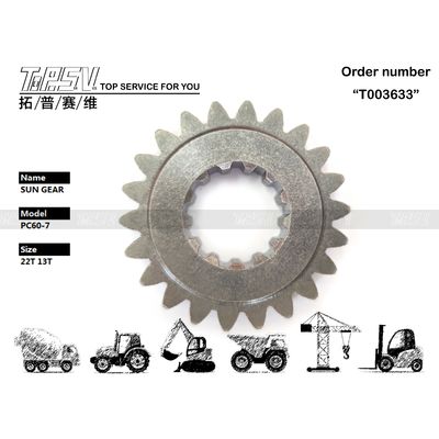 201-26-71150 آسان برای نصب PC60-7 Excavator Swing 1 مرحله موتور گیر خورشیدی با موتور هیدرولیک عملکرد قابل اعتماد