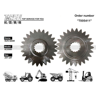 VOE14570934 روغن دنده نگهداری EC290D بیل مکانیکی چرخ دنده خورشیدی مورد استفاده در ماشین آلات بیل مکانیکی با رنگ مشکی