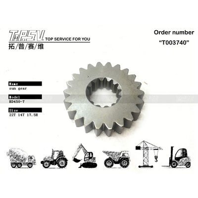 چرخ دنده خورشیدی کاهنده سیاره ای مرحله 1 با دوام بالا برای نصب آسان بیل مکانیکی HD450-7