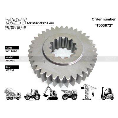 فولاد HD700-7 Excavator Swing 1 مرحله Gear خورشیدی هیدرولیک موتور درایو سازگار با چند مدل حفاری