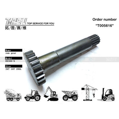 2038915 چرخ دنده خورشیدی مرحله 1 حرکت بیل مکانیکی EX300-5 مشکی با دوام و رنگ بالا