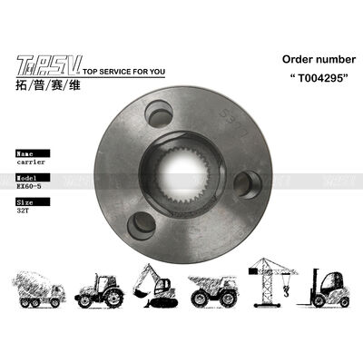 4397239 سیاه EX60-5 Excavator Swing 2 Stage Planetary Carrier قطعات ماندگار ایده آل برای تعمیر و نگهداری Excavator حمل و نقل بسته بندی کیسه معامله شده