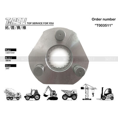 2413N459F1 سازگار با SK06 Excavator Swing دستگاه حامل یک مرحله طراحی قوی برای تحرک حفاری اندازه بسته بندی بستگی به نوع بسته بندی دارد