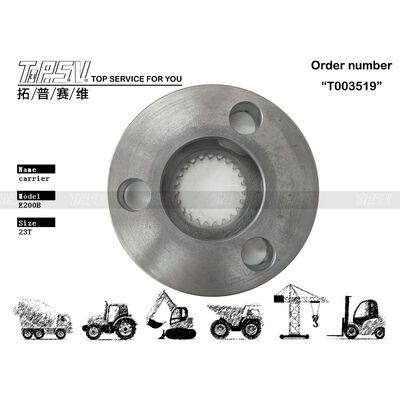 7Y-1751 موتور هیدرولیک E200B Excavator Swing 1 مرحله حامل سیاره ای رنگ سیاه سازگار با مدل های مختلف حفاری تضمین عملیات