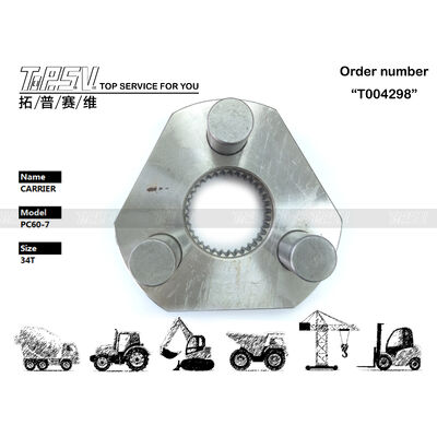 201-26-71130 موتور هیدرولیک PC60-7 Excavator Swing 2 مرحله حامل سیاه رنگ مکانیسم سوئیگ مناسب برای مدل های مختلف حفاری