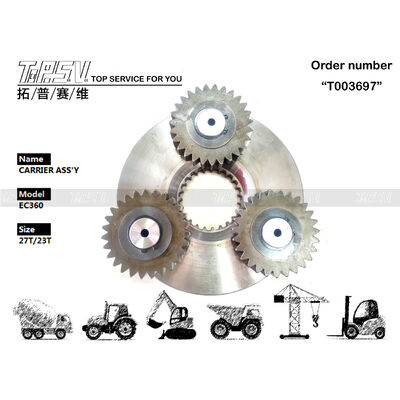 قطعات مجموعه حامل مرحله 1 چرخش بیل مکانیکی VOE14613361 EC360 برای قطعات یدکی بیل مکانیکی درایو چرخشی
