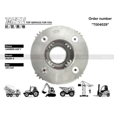 قطعات مجموعه حامل 2 مرحله ای چرخش بیل مکانیکی SK200-5 برای قطعات یدکی بیل مکانیکی درایو چرخشی