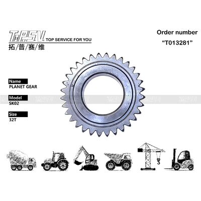 قطعات یدکی بیل مکانیکی بیل مکانیکی مسافرتی SK02 1 Stage Planet