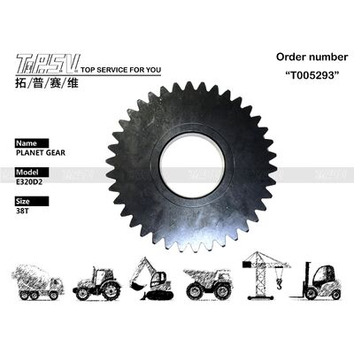 333-2991 موتور هیدرولیک E320D2 Excavator Travel 1 مرحله Gear سیاره ای با درمان حرارتی و بسته بندی مهر و موم