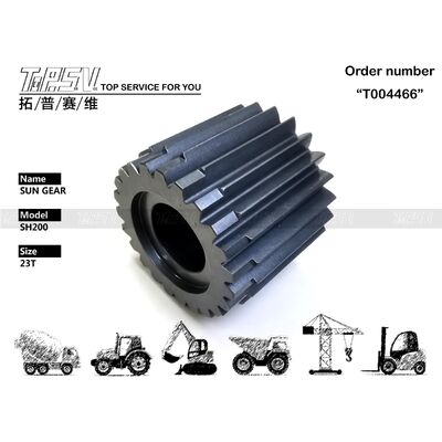 KRC0148 دقت بالا SH200 Excavator Swing 2 مرحله Gear خورشید برای تعمیر ماشین آلات در Excavator