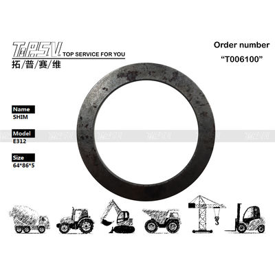 XJDG-00019 قطعات معدنی قطعات معدنی شیم برای هیوندای R110-7 64*85.5*5