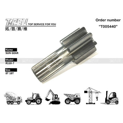 XKAY-01758 Excavator Custom Final Drive Gear R110-7 سفر مرحله اول