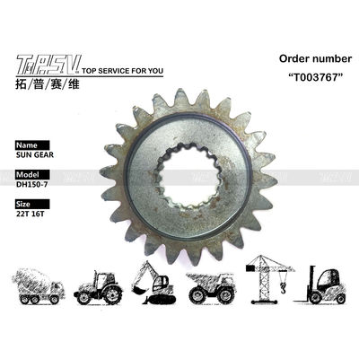 Good price 404-00066 چرخ‌دنده خورشیدی مرحله 1 فولادی در گیربکس بیل مکانیکی DH150-7 آنلاین