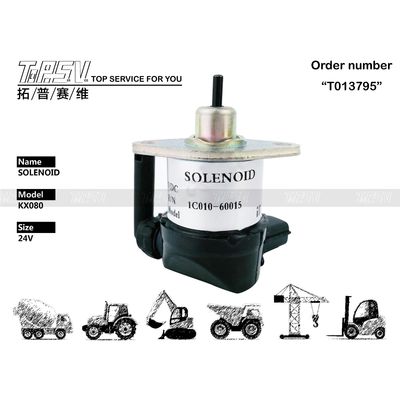 قطعات الکتریکی حفاری DC 24V Solenoid 1C010-60015 KX080