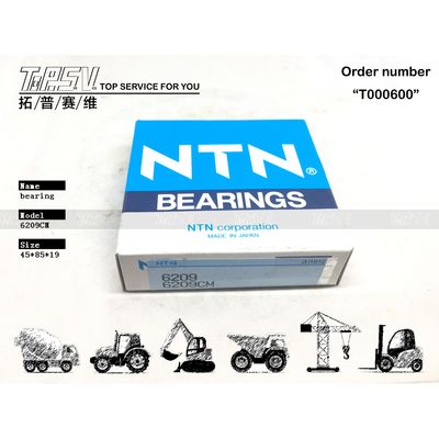 Good price XKAY-00449 6209CM Excavator 6209 Ball Bearing با درمان حرارتی آنلاین