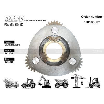 کار سنگین EX220 Excavator Travel 1 Stage Carrier ASSY با شبکه دنده