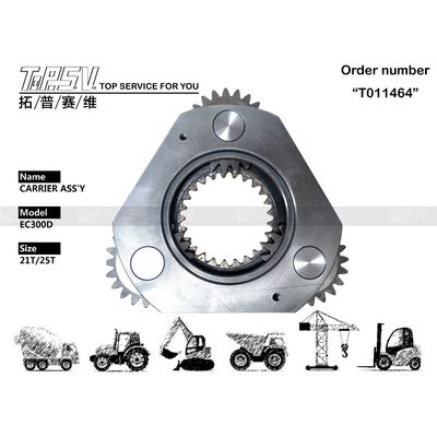 VOE14570931 کار سنگین بسیار مولد EC290C Excavator Travel 1 Stage Carrier ASSY برای کارگاه های تعمیر ماشین آلات