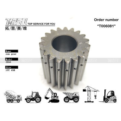 0922103 ZX60 Excavator Travel 2 Stage Sun Gear ماشین آلات Excavator Sun Gear با کاهش دهنده سیاره ای رنگ سیاه