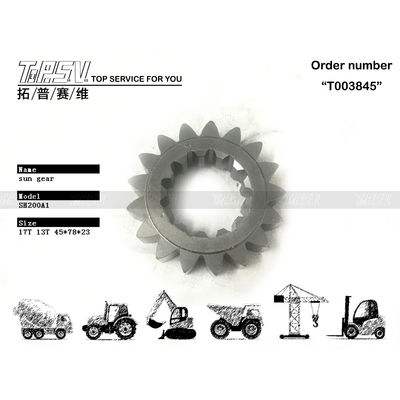 Good price KRC0147 SH200 Excavator Swing 1 Stage Sun Gear برای ماشین آلات حفاری رنگ سیاه مورد استفاده در حفاری آنلاین