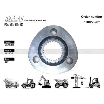 2050691 دستگاه حامل مرحله 1 حرکت بیل مکانیکی ZX200-3 مشکی، وابسته به نوع بسته بندی برای سهولت جابجایی و نگهداری