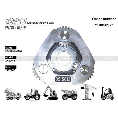 موتور هیدرولیک ZX200-3 Excavator سفر 2 مرحله حامل ASSY برای پروژه های حفاری سنگین