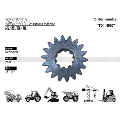 Good price دوام بالا PC40 Excavator Travel Gear Box مرحله 1 Sun Gear مهندسی دقیق تضمین حرکت روان مناسب برای حفاری های سنگین آنلاین