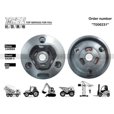 1019147 بسته بندی حمل و نقل EX200-5 Excavator Travel 3 stage Carrier powered by Hydraulic Motor Drive بهینه شده برای ماشین آلات حفاری
