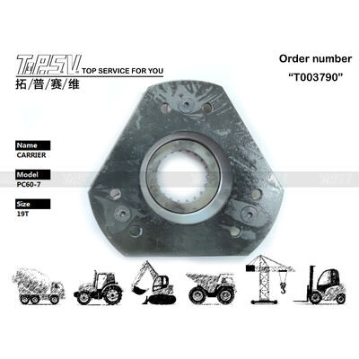 Good price 201-26-71121 Reducer سیاره ای PC60-7 Excavator Swing 1 مرحله حامل سیاره ای هیدرولیک موتور درایو سیاه رنگ قطعات قوی برای ماشین های حفاری آنلاین