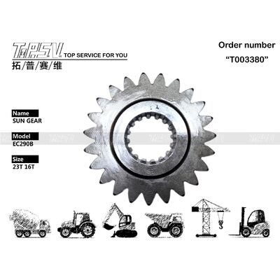 Good price VOE14547279 فولادی EC290B Excavator Swing 1 مرحله Gear خورشید برای نصب آسان در سیستم انتقال Excavator نصب صاف آنلاین