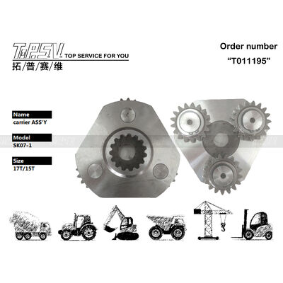 Good price قطعات مجموعه حامل مرحله 1 چرخش بیل مکانیکی SK07-1 برای قطعات یدکی بیل مکانیکی درایو چرخشی آنلاین