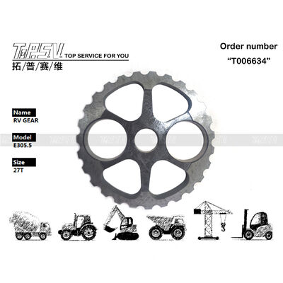 198-5010 E305.5 بیل مکانیکی مسافرتی RV قطعات دنده ای برای قطعات یدکی بیل مکانیکی درایو مسافرتی