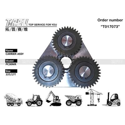 PC30MR Excavator Travel 1 Stage Carrier Assy Parts For Travel Drive قطعات یدکی بیل مکانیکی