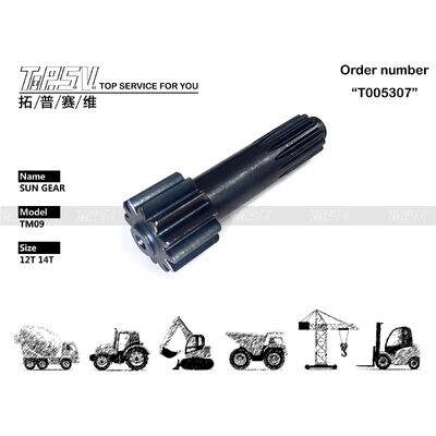 Good price کاهنده سیاره ای نوع TM09 قطعات موتور دنده خورشیدی 1 مرحله ای حرکت بیل مکانیکی با قابلیت اطمینان و دقت بالا آنلاین