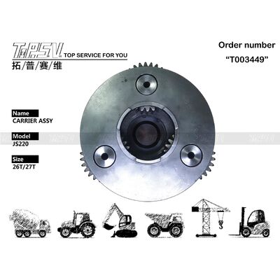 05/903866 JS220 Swing 1 Stage Carrier Parts ASSY for Swing Drive قطعات یدکی بیل مکانیکی