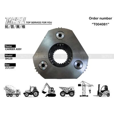 SH120 قطعات قطعات متناوب برای حفاری Swing 2 stage carrier ASSY