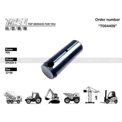 پین چرخ دنده 2 مرحله ای بیل مکانیکی DH220-5 با دوام بالا