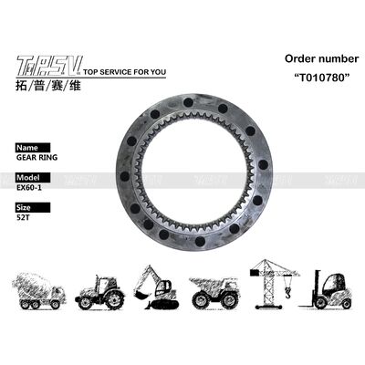 چرخ دنده 2 مرحله ای چرخ دنده گیربکس 2024077 با دقت بالا برای بیل مکانیکی HITACHI EX60-1