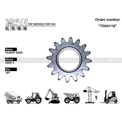 9727234 دور EX60-1 Excavator Swing 2 Stage Planetary Gear Torque بالا