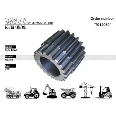 Good price R220-9 Excavator Sun Gear Travel 2 Stage 39Q6-42240 با نگهداری روغن آنلاین