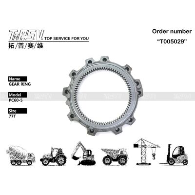 Good price قطعات حلقه چرخ دنده بیل مکانیکی 20X-26-21180 PC60-5 برای قطعات یدکی بیل مکانیکی Swing Drive آنلاین