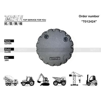 قیمت خوب قطعات پوشش مسافرتی بیل مکانیکی 6I-6537 E120B برای قطعات یدکی بیل مکانیکی Travel Drive آنلاین
