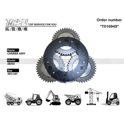 ZE85E Excavator Travel 1 Stage Carrier ASSY Parts For Travel Drive قطعات یدکی بیل مکانیکی